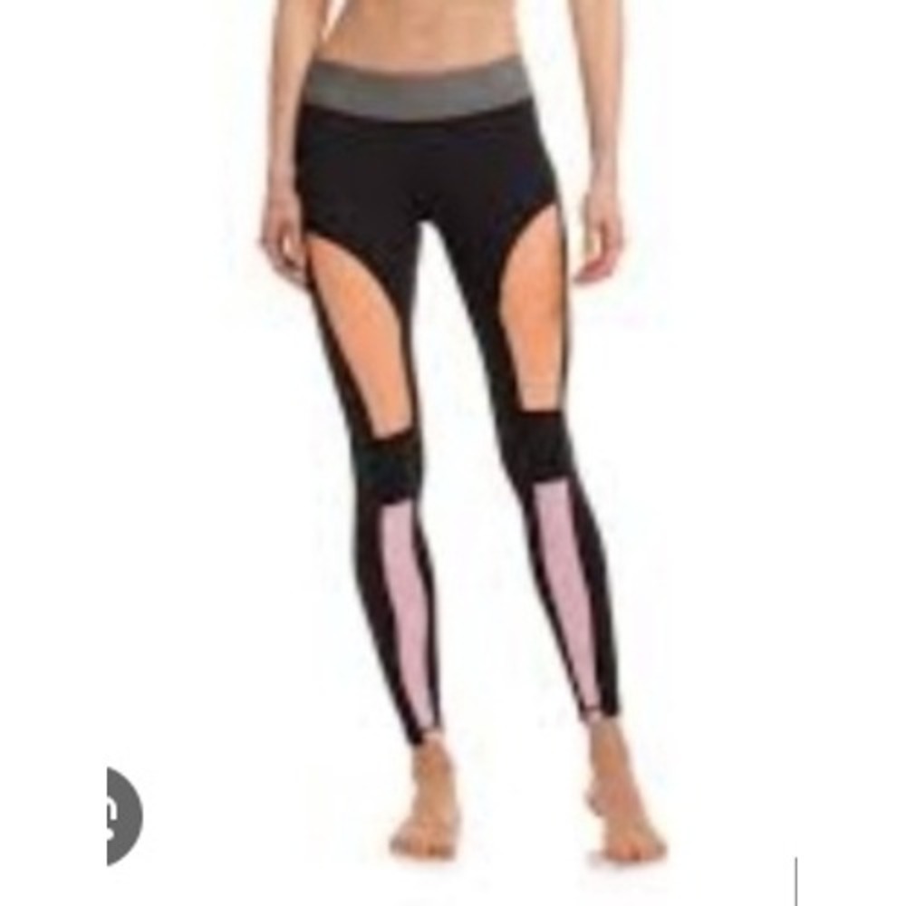 Trina Turk Recreation Women's Activewear Colorblock‎ Leggings Size S